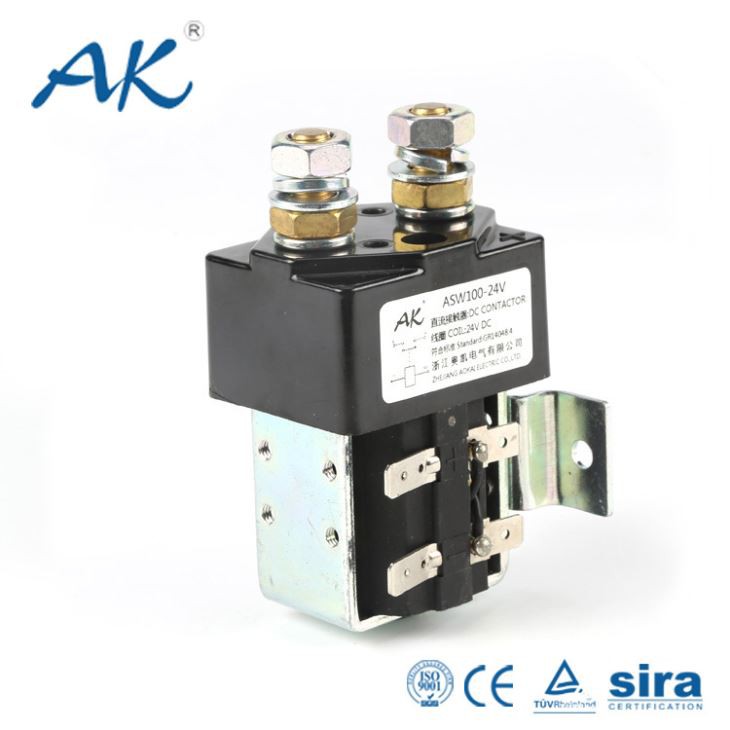 12V / 24V Coil 100A Relay Kontaktor Pengendali Tegangan Motor DC